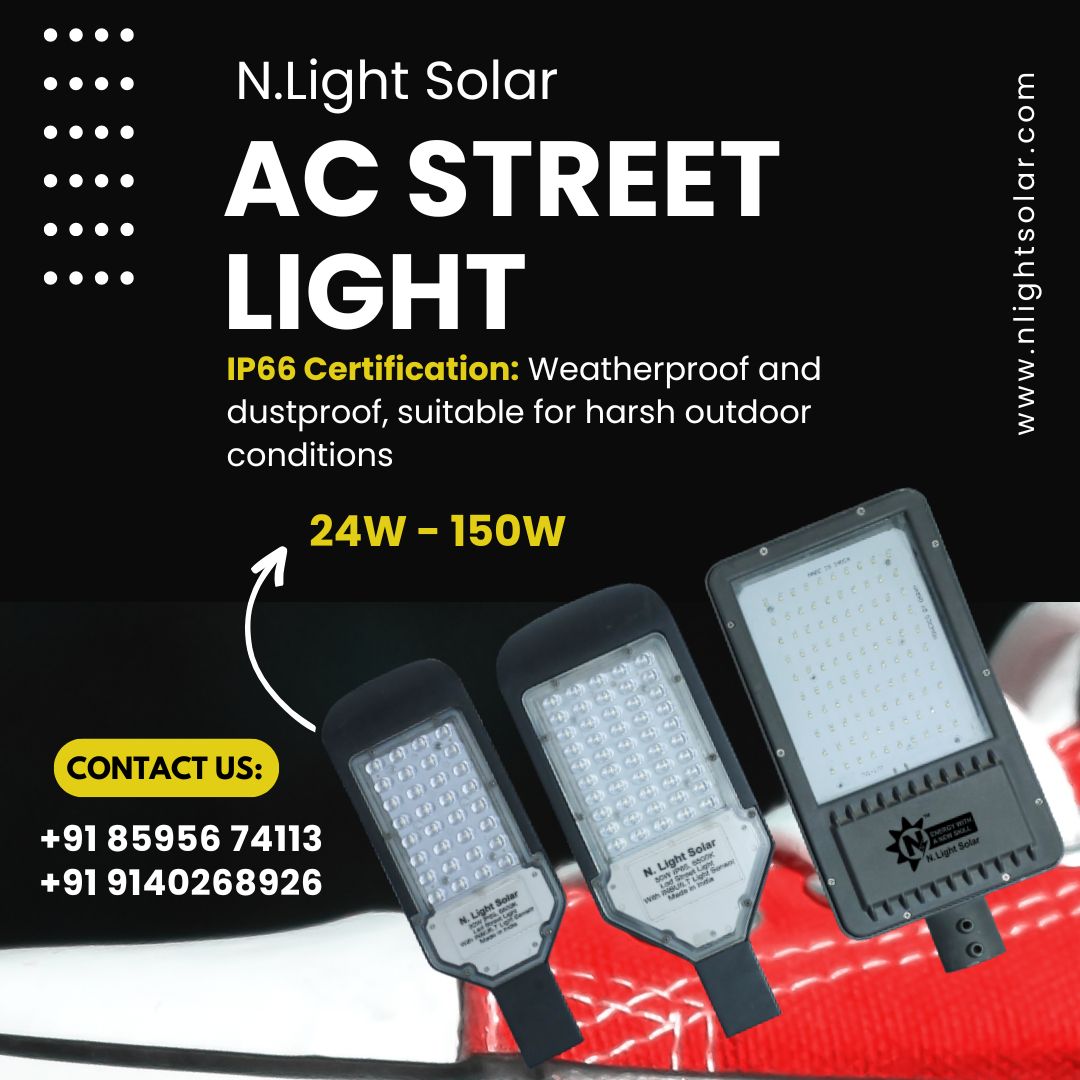 Nlight_Solar's tweet photo. N.Light Solar 🌟
Ac Street Light 💡
https://t.co/Ca2cobhbXc
☎Contact us: +91 98996 62379 | +91 91402 68926
Website: https://t.co/ICbAwP04i9
#ACStreetLight #StreetLighting #SmartLighting #EnergyEfficientLighting #UrbanLighting #ACPoweredLight #InnovativeLighting #SmartStreet https://t.co/E8lRC0jMhO