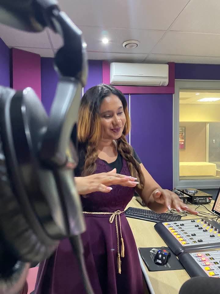 cathymalejane's tweet photo. Work over the festive season is always such a blast!! Here is to hoping this time is filled with nothing but good vibes for you and yours.

#CathyMalejane #RadioJournalist #PublicSpeaker #Podcaster #MC #BrandAmbassador #GabzFm #Journalist #BusinessAnchor #CuriousCath https://t.co/kEMy4sUVCZ