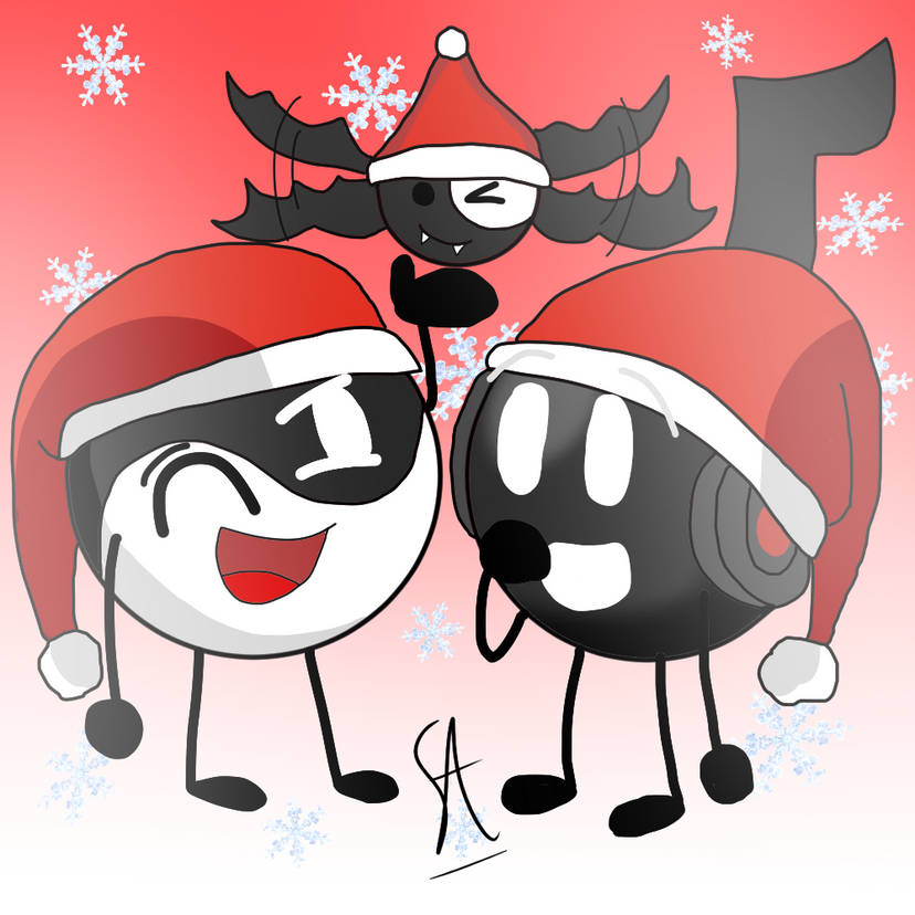 _Dewi_Indra_'s tweet photo. #inanimateinsanity #objectmayhem
#objectmayhemglobal
Christmas art trade for @CHAOS64Sprinkles! (It's also for the thanks and the return to making some Sprunki GIF requests).
I drawing Yin-Yang showing Tune their pet, Sprinkles ^^.
Merry Christmas for My wonderful Babies! ^w^ https://t.co/drjcFouytV