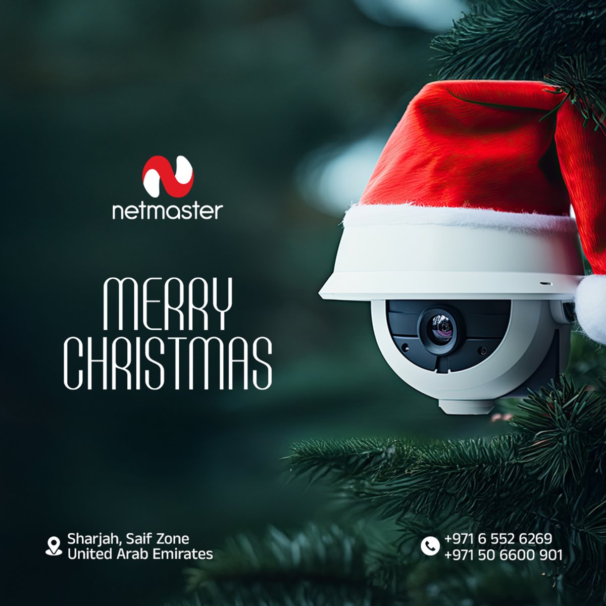 netmasterFZC's tweet photo. 🎄✨ Wishing everyone a Merry Christmas from all of us at Netmaster Solutions! May your day be filled with joy, laughter, and the warmth of loved ones. Here’s to a festive season full of cheer! 🌟🎁 https://t.co/BLXw6lGPyQ