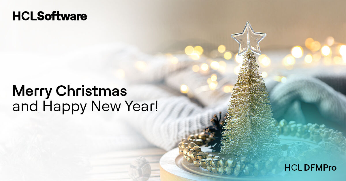 DFMPro's tweet image. 🎄✨ Merry Christmas &amp;amp; Happy New Year from HCL DFMPro! ✨🎉

Wishing you a season of joy, innovation, and success. Let’s step into 2024 with renewed energy and endless possibilities!

#MerryChristmas #HappyNewYear #HCLDFMPro