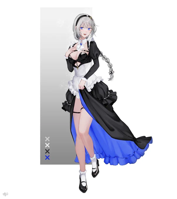 commission 菖蒲さん【 #Selene_L_Stella 】の新衣装と立ち絵制作させていただきました!