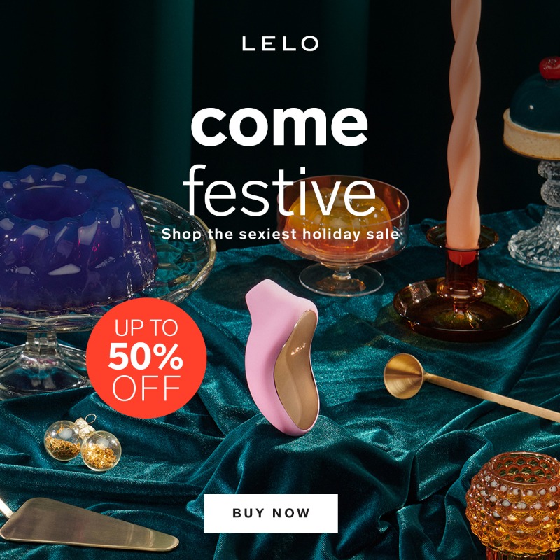 lelo_official's tweet photo. Unwrap the holiday cheer and save up to 50% across the range + get a sexy gift along with your purchase.