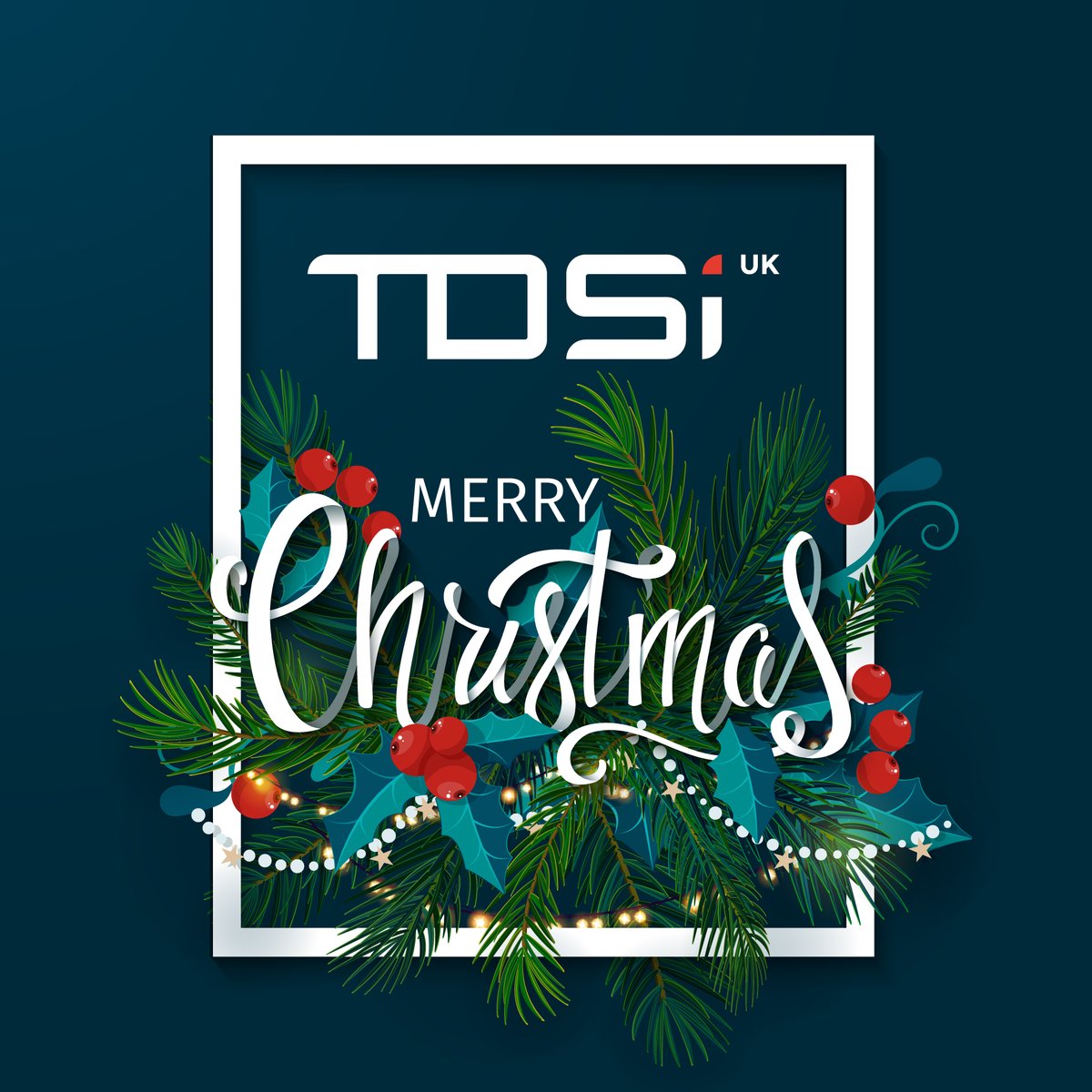 Merry Christmas and a Happy New Year from us all at TDSi.

Our offices will be closed throughout the Christmas holidays, reopening in the New Year on 2nd January 2025.

Limited Technical Support will be available between Christmas and New Year.

See you all in 2025!