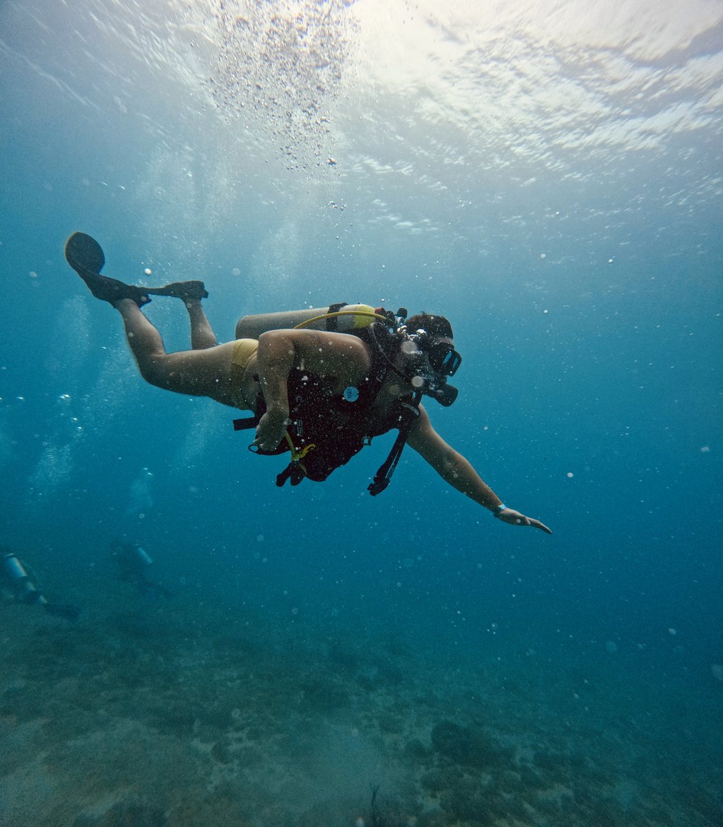 quem me vê assim nem imagina a crise de pânico que eu tive no fundo do mar