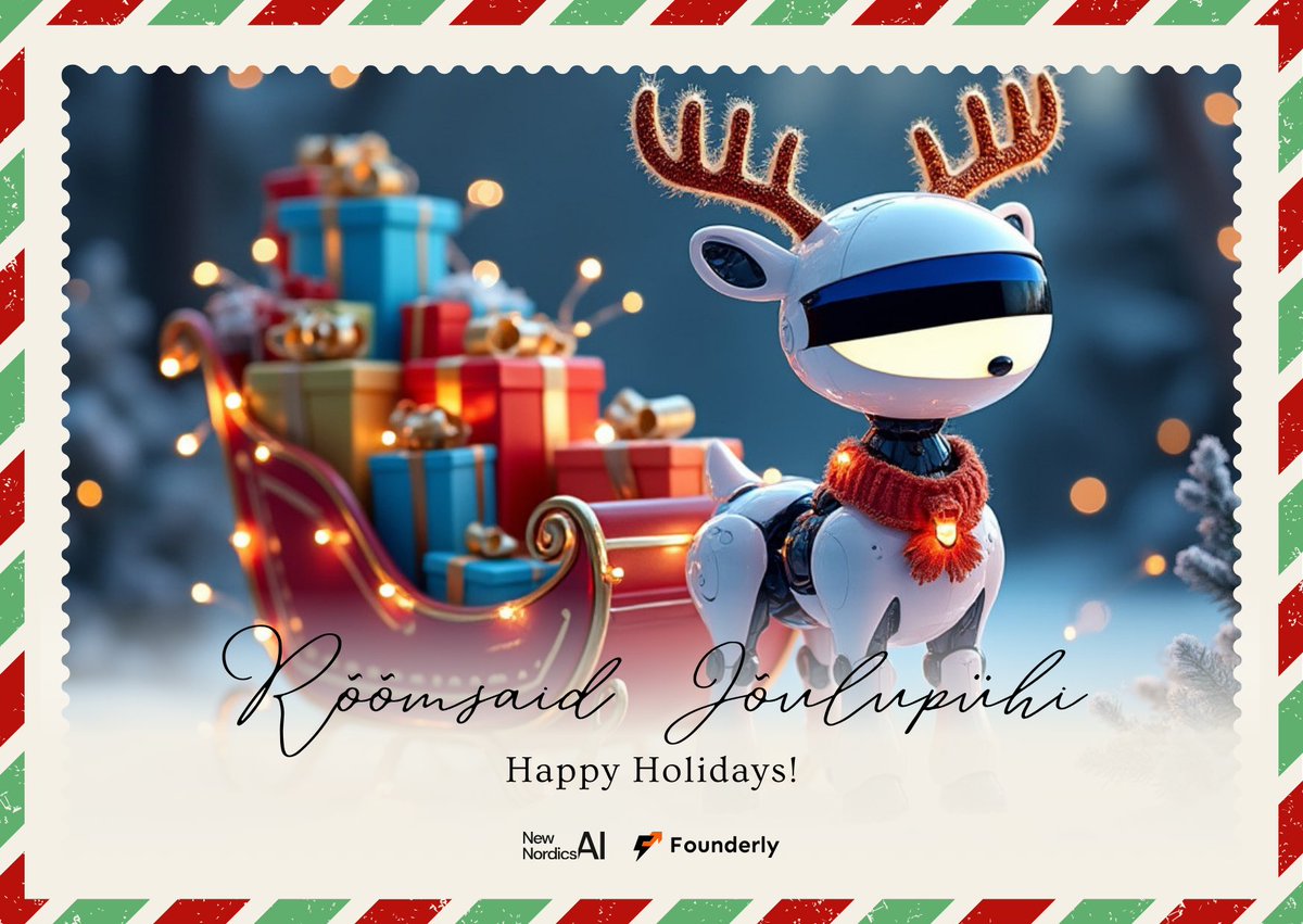 From algorithms to festive lights - wrapping up a year of #AI innovation! 🎄✨

What a remarkable year it's been for our AI community! From launching New Nordics AI Week across the region, to hosting recurring EstoniAI Meetups, and bringing together brilliant minds at our AI/ML