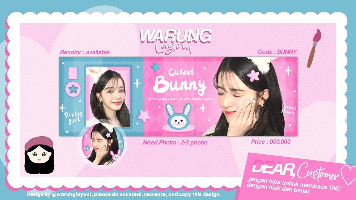 — help RT Thankyou 🌸❄️

Help ospek anak baruku lagi guys yang mau aku sell as template layout, apakah aman??? Kalau ada kesamaan dengan BA lain boleh DM, thank you 💖💖💖

#zonauang