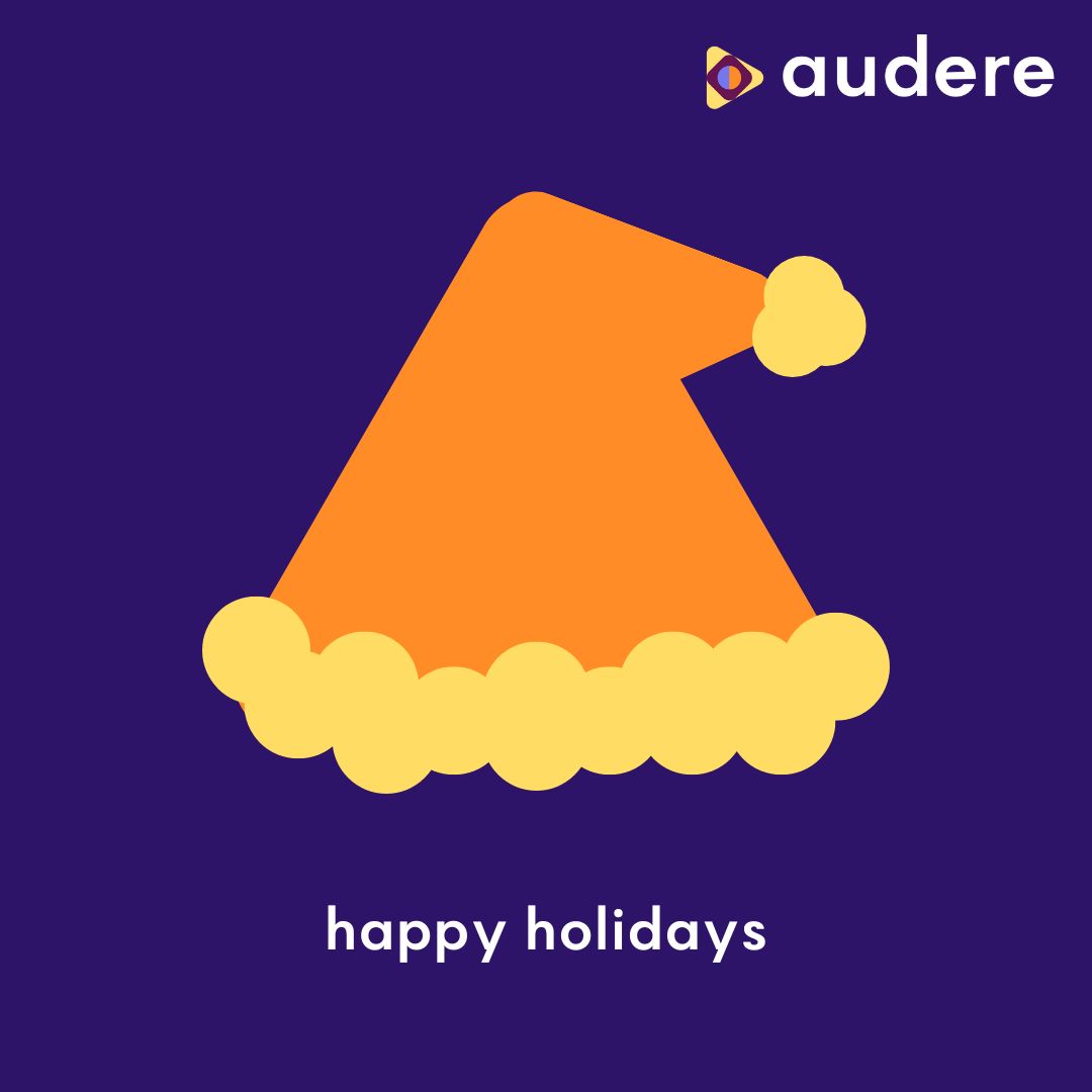 We're signing off for the festive period! 🎄

The Audere team wish you all a Happy Christmas and New Year, see you in 2025!! ✨