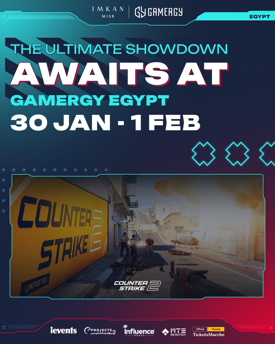معركة مش هيكمل فيها غير الأقوي والأذكى والأسرع!
CS2دلوقتي فيGAMERGY EGYPT
المنافسة مستنياك في البروج من إمكان مصر من يوم 30 نايرلـ 1 فبراير.
وتقدر تشتري تذكرتك من هنا: gamergyegypt.com