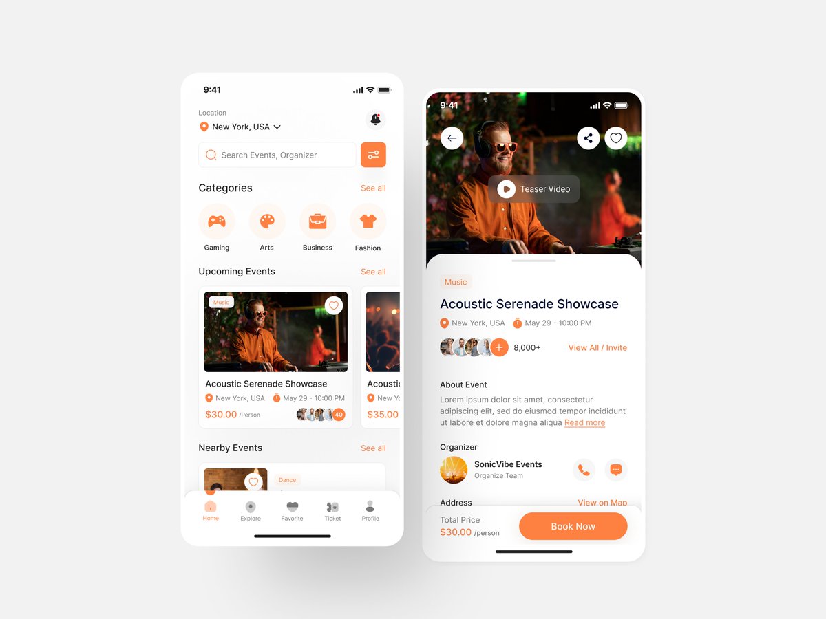 insight_lancer's tweet image. Event Booking Mobile App UIUX Design | Figma | App Design

Visit Full Design : behance.net/gallery/181319…

#eventbookingapp #uiuxdesign #figma #appdesigner #ui #ux #appuidesigner #design #uidesigner #ux