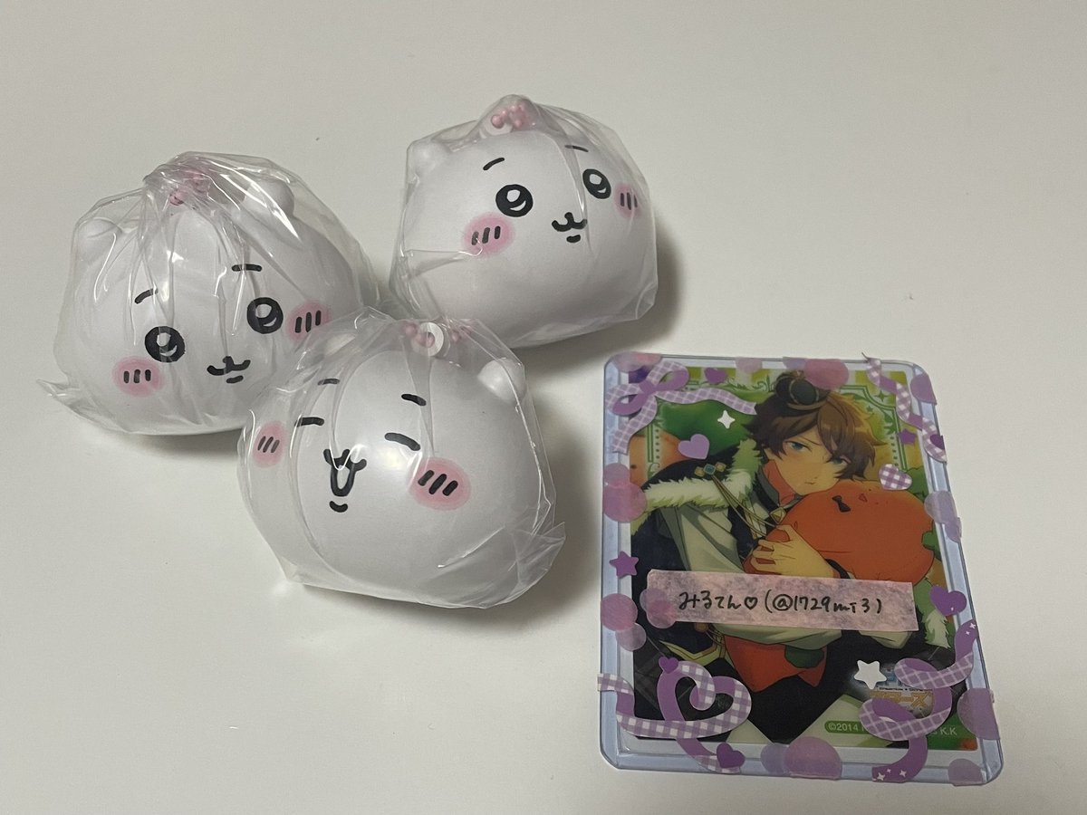 ちいかわ おかおのスクイーズ 交換

譲：ノーマル2 にっこり1
求：困り顔 泣き顔

郵送or名古屋手渡し 
2：3でも構いません。ご条件合う方いらっしゃいましたらお気軽にお声かけください。