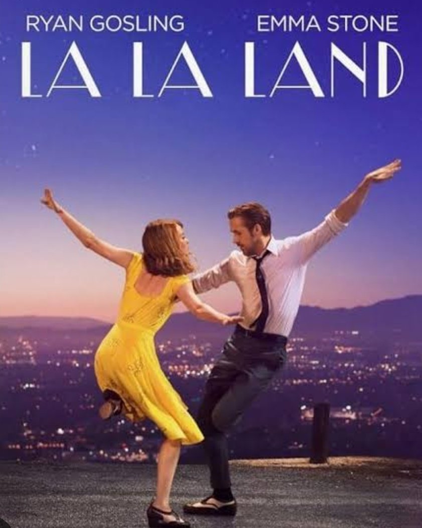 sudhiryadvv's tweet image. La La Land is a 2016 American musical romantic comedy-drama film written and directed by Damien Chazelle. It stars Ryan Gosling and Emma Stone as a struggling jazz pianist and an aspiring actress who meet and fall in love while pursuing their dreams in Los Angeles.