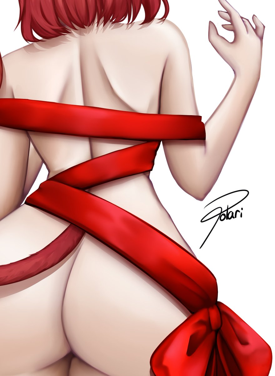 PotariVT's tweet photo. Merry Christmas I wrapped it up and sent it~ ๐ถ
--
#VGenComm #potasketch https://t.co/fWYR7LfEON