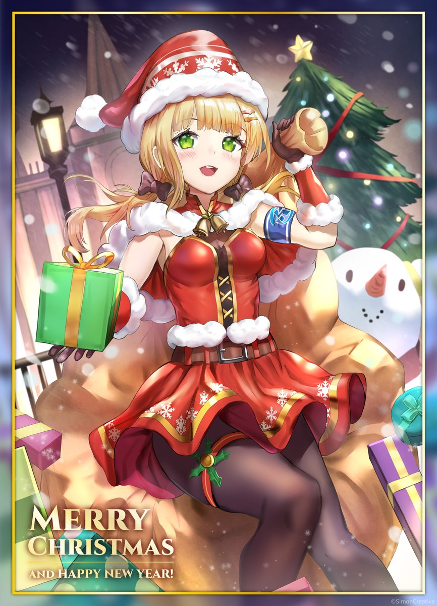 SimonCreativeTW's tweet image. 今日はクリスマスイブです！❄️
#メリークリスマス と #ハッピーニューイヤー2025
をお祈りします！✨

#高捷少女 #MerryChristmas