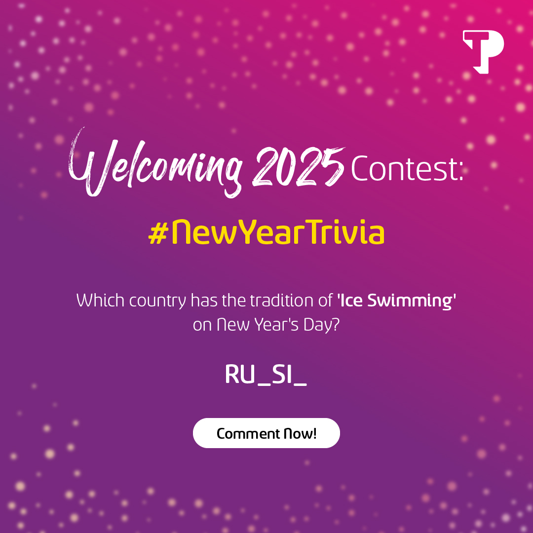 Begin the year on a sweet and joyful note!
The 15th question of the #NewYearTrivia Contest is here! 
Comment your answer below! 👇

Remember to:
1️⃣ Add #NewYearTrivia and #TPIndia in your answer
2️⃣ Tag @tpindiaofficial and 3 of your friends

#TPIndia #ContestAlert #NewYear2025