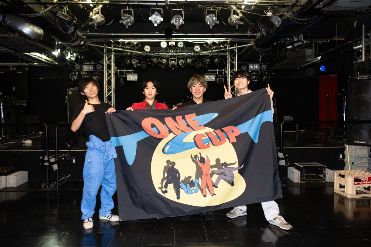 onecupband's tweet photo. ONE MAN LIVE

How about a cup of music?
〜くねくねダンスパーチー〜

ご来場いただきました皆様、開催に伴いサポートしていただいた皆様、ありがとうございました！

写真・映像は各SNS、YouTubeで今後投稿予定です！

バックドロップ作成は @TrustBackDrop 

📷@yuuna__04_ 

会場は@redbox_ks https://t.co/8869NgjgPV
