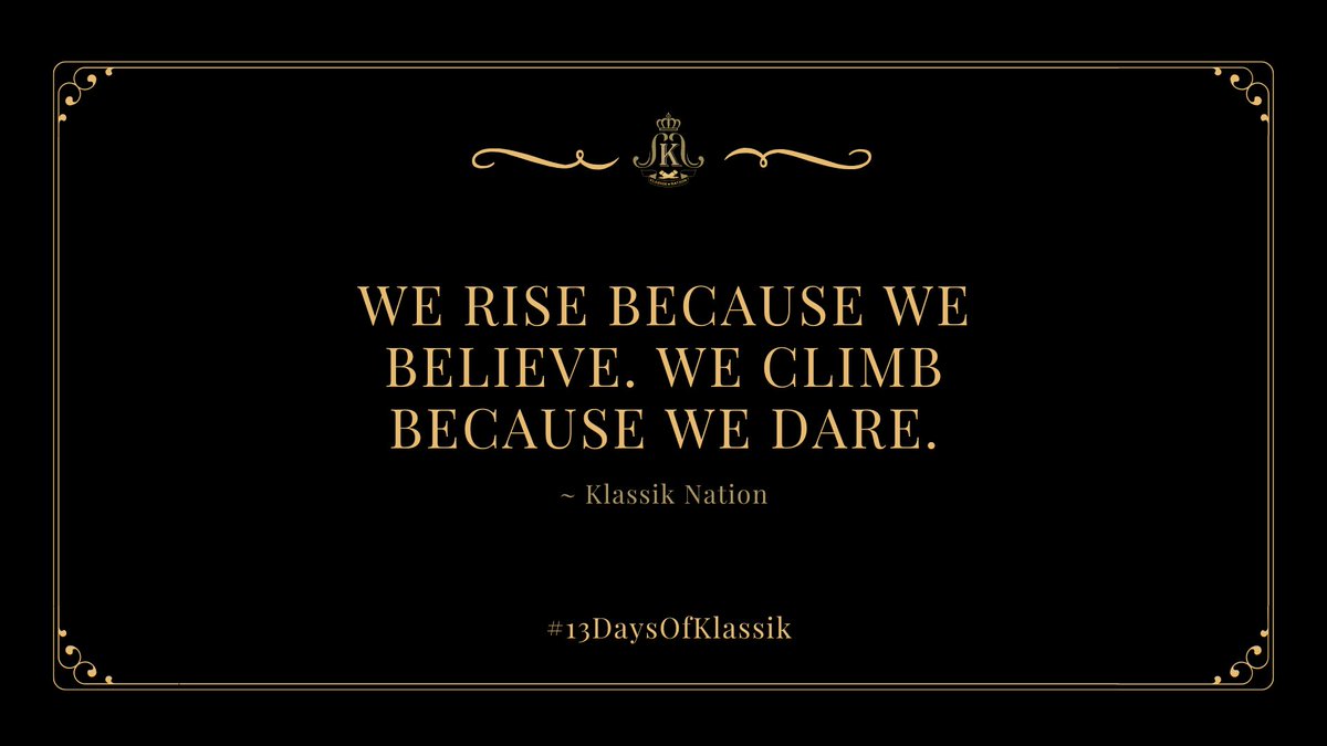 As the year comes to a close, we reflect on the incredible stories of resilience, determination &amp; triumph that define #KlassikTribe. It hasn’t been an easy year – challenges came at us from every angle, testing our strength, our patience &amp; our will to keep going. #13DaysOfKlassik