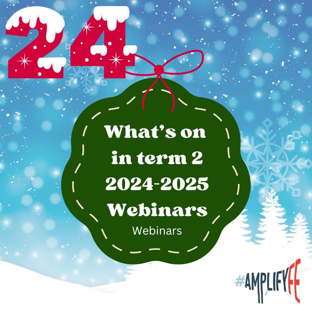 AmplifyFE Community of Practice (@amplifyfe) on Twitter photo On day 24 of #25DaysofAmplifyFE we're looking forward to the fantastic webinars coming up in 2025. On the calendar so far we have Christophe Mallet and Colin Smith on #Bodyswaps & Matt Beck talking about the Blended Learning Consortium <a href="/FeBlc/">Blended Learning Consortium</a> #AmplifyFE
buff.ly/45oBoaE On day 24 of #25DaysofAmplifyFE we're looking forward to the fantastic webinars coming up in 2025. On the calendar so far we have Christophe Mallet and Colin Smith on #Bodyswaps & Matt Beck talking about the Blended Learning Consortium <a href="/FeBlc/">Blended Learning Consortium</a> #AmplifyFE
buff.ly/45oBoaE
