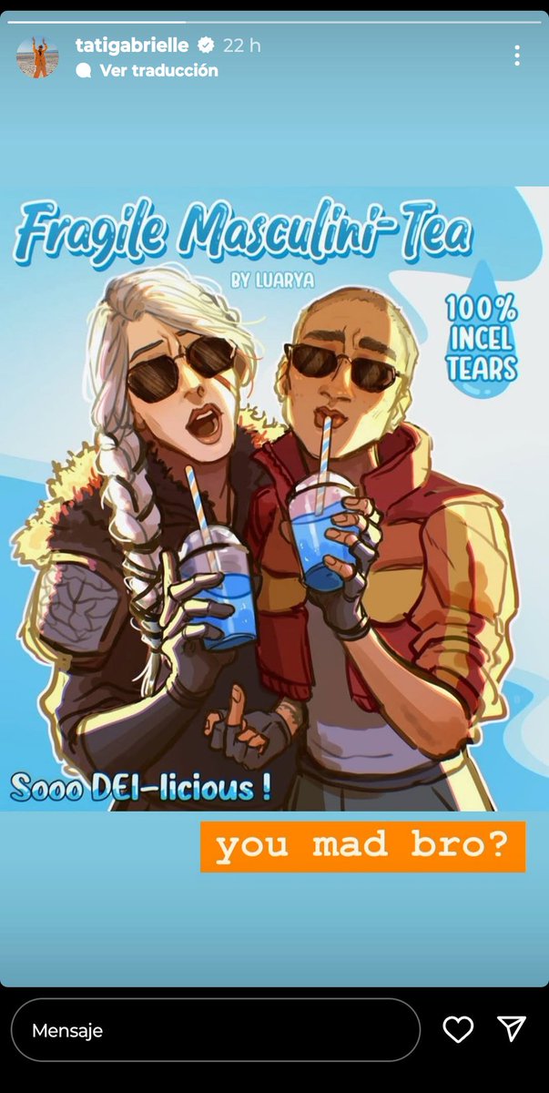 The lead performer for <a href="/Naughty_Dog/">Naughty Dog</a>'s new game just posted this. These people and companies hate you. Don't buy their games. Don't watch their movies. Cut them out of your life like the toxic tumour they are.