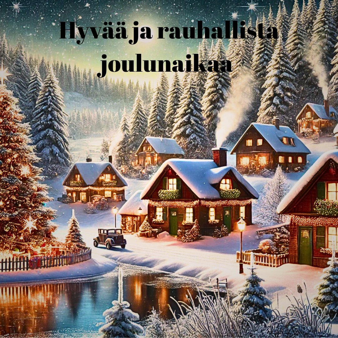 Hyvää ja rauhallista #joulu a kaikille.