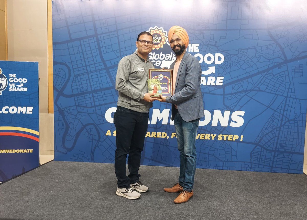 dalipsabharwal's tweet photo. Honored to be recognized by @BimboGlobalRace and @HarvestGoldIn as an Influencer for HGGR 2024. My gratitude extends to #CoachRahul and @CYRUNSOfficial for offering this valuable platform.
#felicitation #hggr2024 #cycling #running #greeninfluencer #cycletowork #fitindia https://t.co/VcHrIqYsny