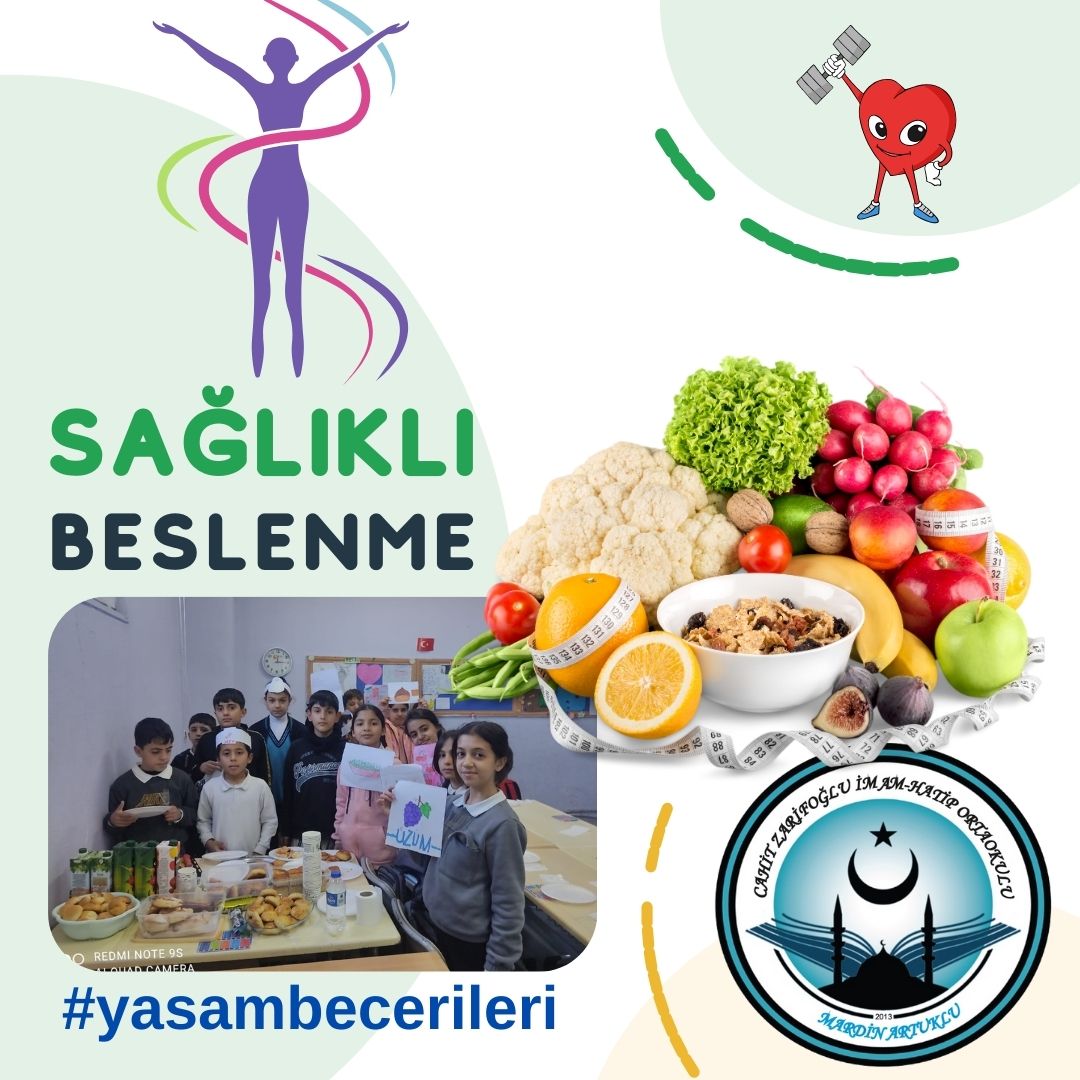 Okulumuz öğrencileri #yasambecerileri projesi kapsamında Sağlıklı Beslenme Alışkanlıkları kazanıyor
<a href="/artukluilcemem/">Artuklu İlçe Milli Eğitim Müdürlüğü</a>
<a href="/mardinilmem/">Mardin İl Millî Eğitim Müdürlüğü</a>
<a href="/ali_eyyupkoca/">Ali Eyyupkoca</a>
<a href="/mehmeteminduya1/">Mehmet Emin DUYAN</a>