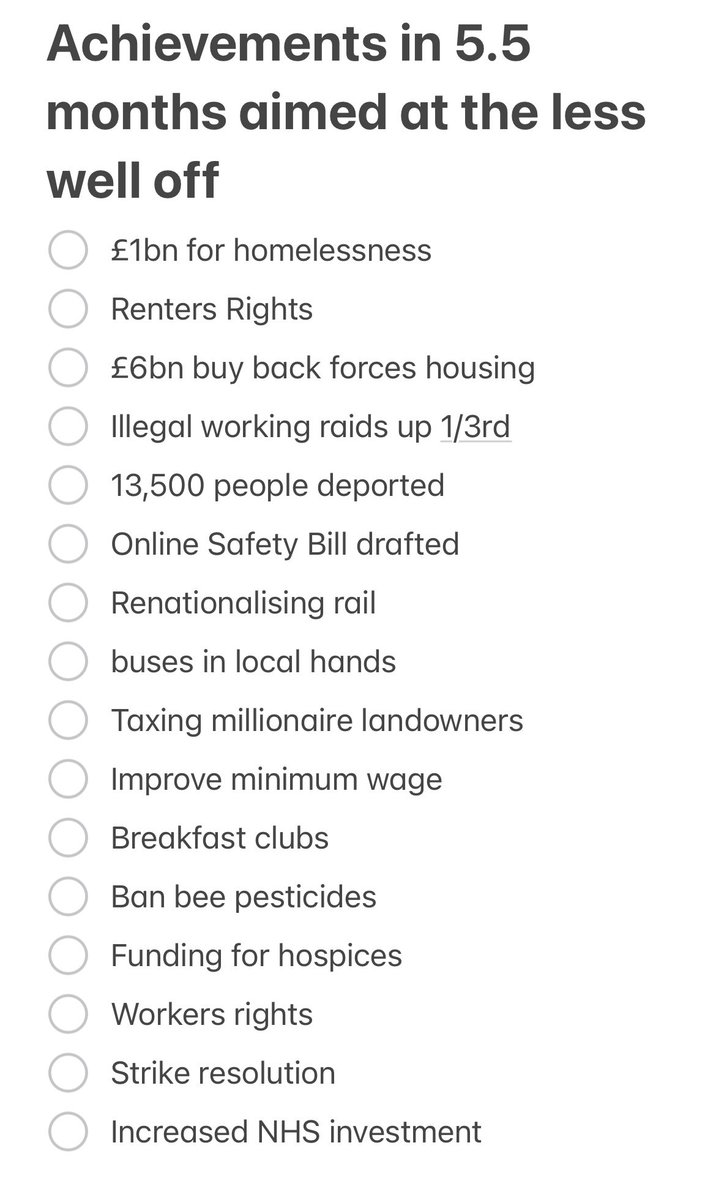 Labour have shifted priorities from giving to the rich to focusing on ordinary people. The complaints from the rich/MSM are deafening. 2025 will see these measures start to make a difference. I, for one, cannot wait. 🎄🎄🎄