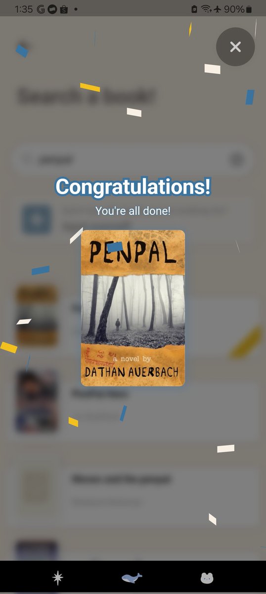 evnzanders's tweet image. Penpal
⭐️5/5
I finished it in one day!! The tention this novel gave is justtt–WOW! It's a page turner book that can't make u stop reading it!! Recommended for those who like mystery thriller book!