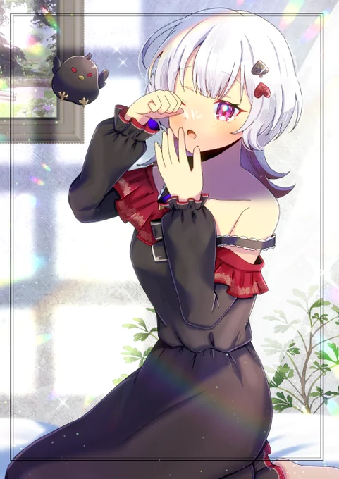 許容ちゃん(#Kyoyou_vt)さんを描かせて頂きました!リクエスト有難うございます #Skeb 