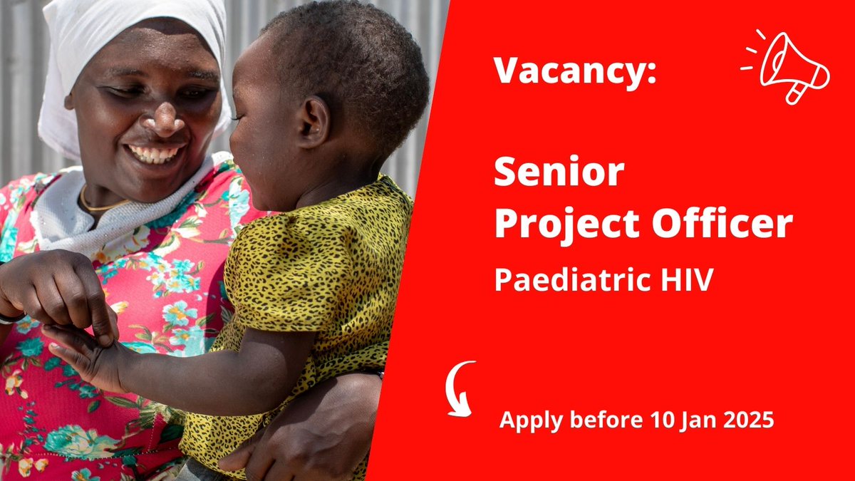 Aidsfonds_intl's tweet photo. We’re hiring!🚨

Are you passionate about #paediatricHIV advocacy? And are you based in the Netherlands? Join us to maximise impact for 43% of children with #HIV globally that don’t have access to the treatment and care they need

More info and to apply -> https://t.co/6PZRV6D0Ph https://t.co/QP77HmW0mC