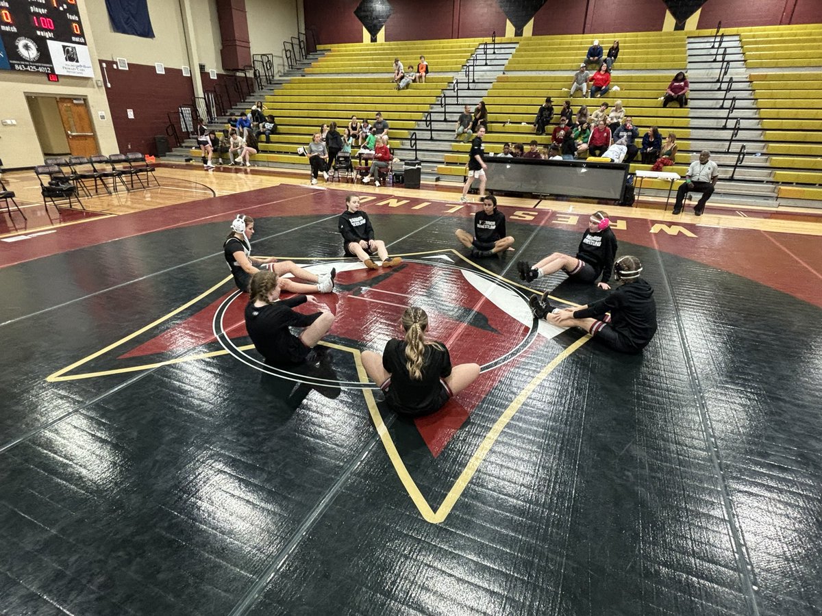The Lady Warrior Wrestlers pin their way into the history books with their first ever dual meet win! Great attitudes and work ethic. Keep building…Congratulations girls!