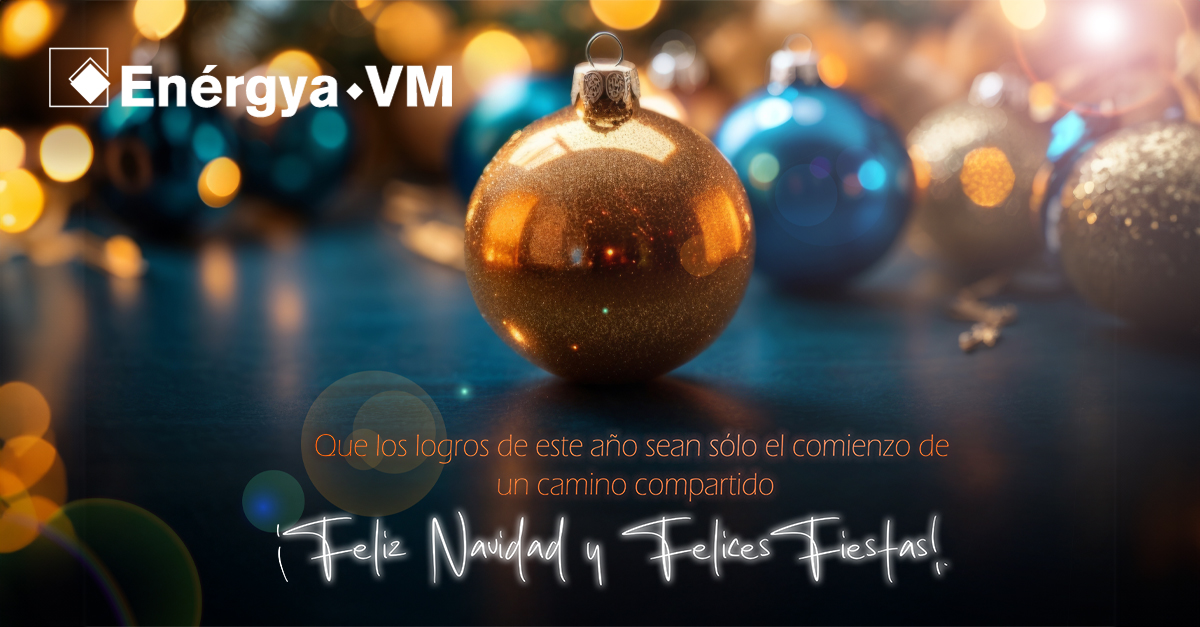 🎄✨ ¡Feliz Navidad de parte de Enérgya-VM!

Desearos un año lleno de energía positiva y grandes logros.

💚 Brindemos por una Navidad mágica.

#FelizNavidad #NavidadConEnergyaVM #Confianza #Navidad2024