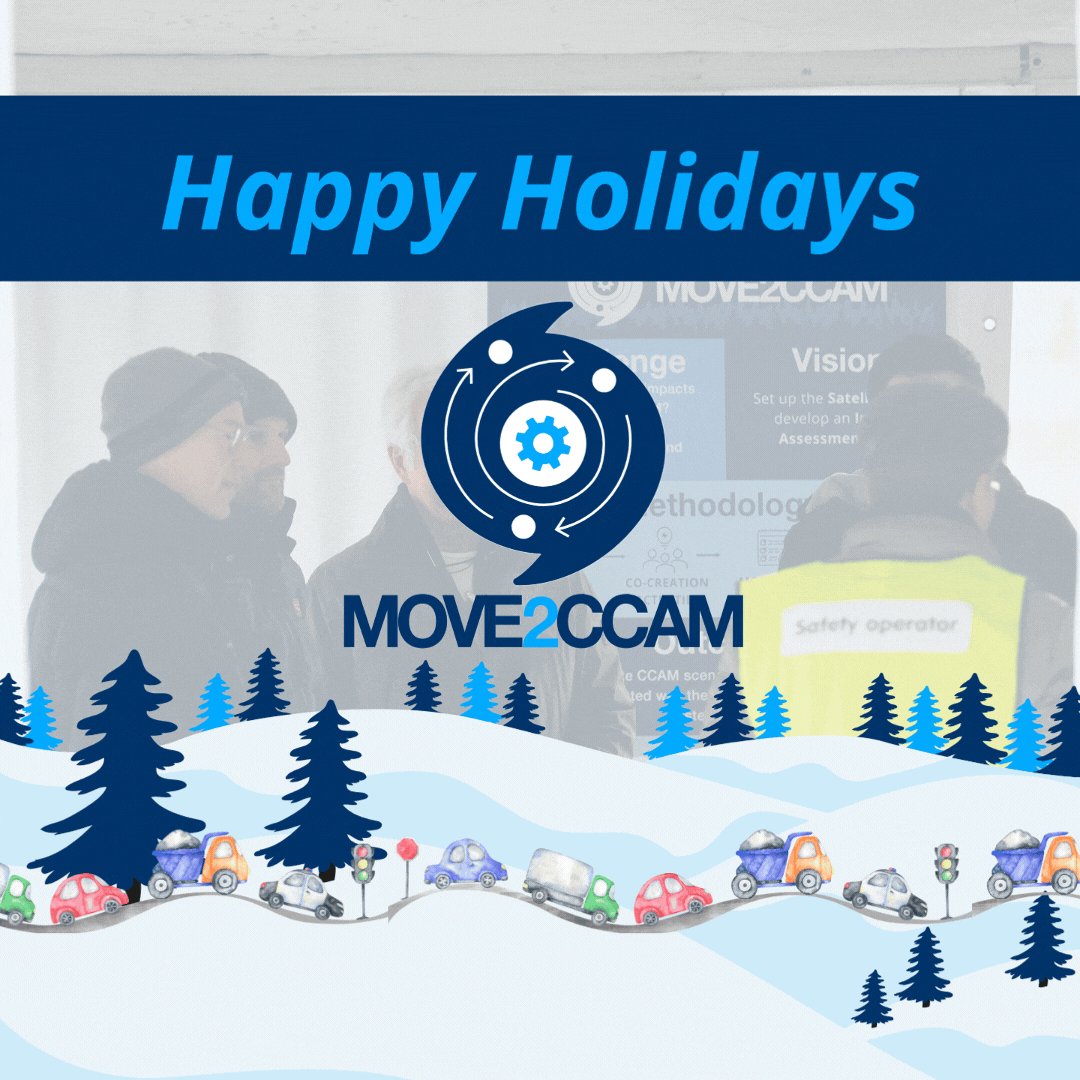 As we celebrate the festive season, MOVE2CCAM wishes you a joyful and sustainable holiday! 
Season’s Greetings and Happy New Year from the MOVE2CCAM team! 🎉

#HappyHolidays #MOVE2CCAM #SmartCities #SustainableMobility #EuropeanGreenDeal #UrbanInnovation