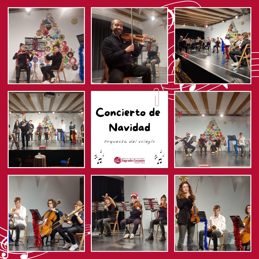 🎶Concierto de Navidad🎶
El alumnado de la Orquesta del Colegio ofreció un concierto para sus compañeros de 3º y 4º de  Primaria. Escuchamos varias piezas, donde, por supuesto, fueron los protagonistas los villancicos.