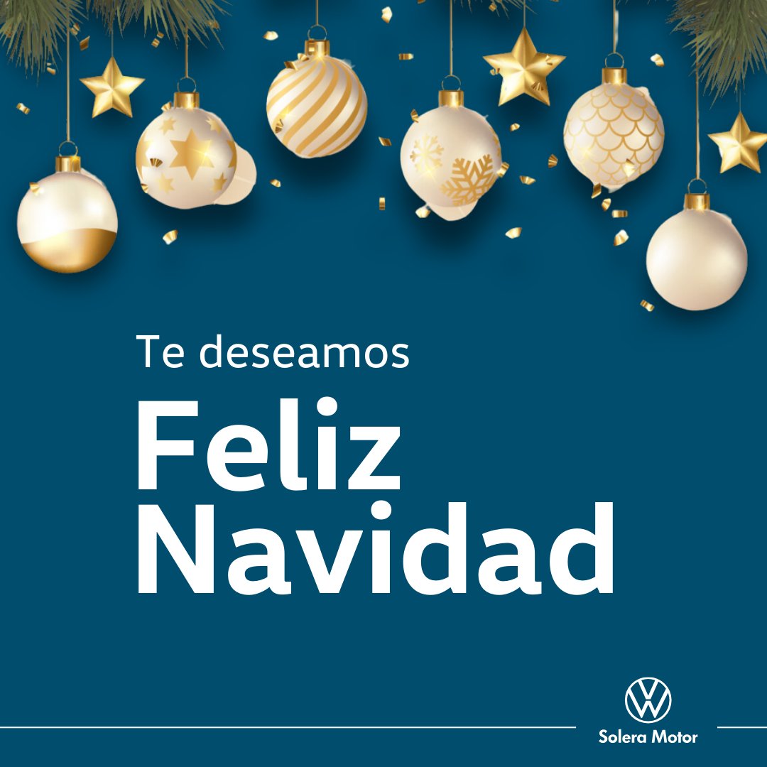 🎄✨ ¡Feliz Navidad desde Solera Motor Volkswagen! ✨🎄  

En estas fechas tan especiales, queremos agradecerte por ser parte de nuestra familia Volkswagen. 🎁 

#FelizNavidad #SoleraMotorVolkswagen #Volkswagen