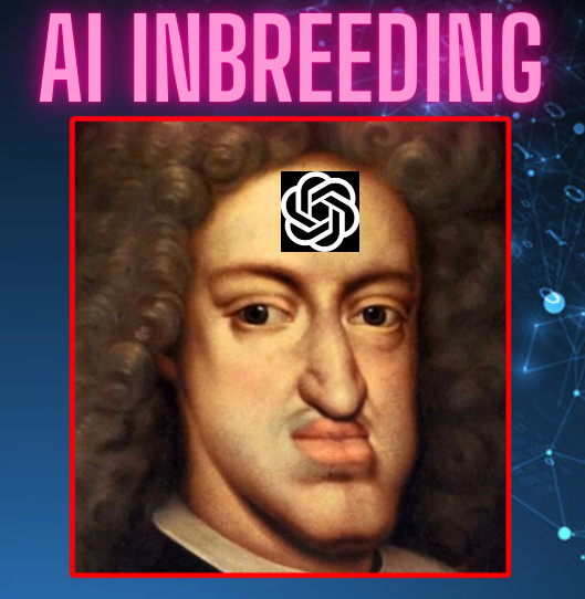 DES_667's tweet photo. Hot take: Inbreeding bad!

AI training on its own output risks “modal collapse”, loss of originality &amp; hallucinations
With synthetic data flooding the web, human content may soon be outnumbered
Poor curation=Habsburg-tier AI

#ArtificialIntelligence #GenerativeAI #MachineLearning https://t.co/o4sXTR1ZjJ