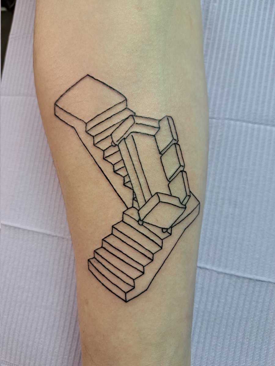 KarlisleG's tweet photo. got a gift of a new douglas adams tattoo, but why is there no emoji of an electric monk? https://t.co/fXivwBIUh2