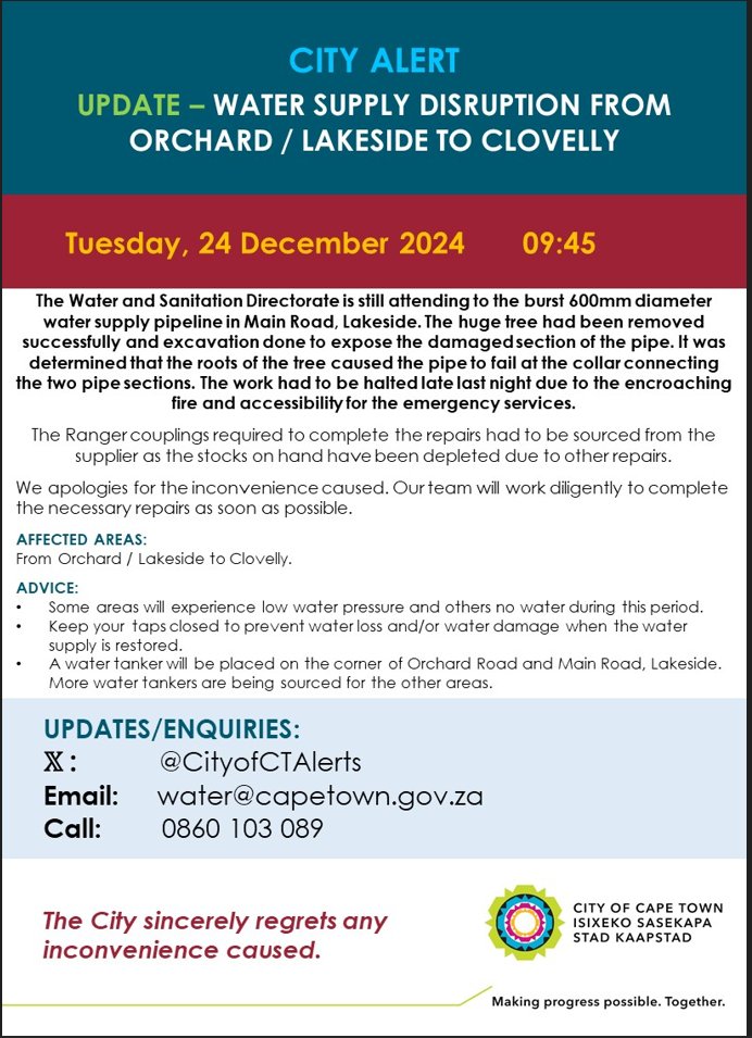 City of CT Alerts tweet media