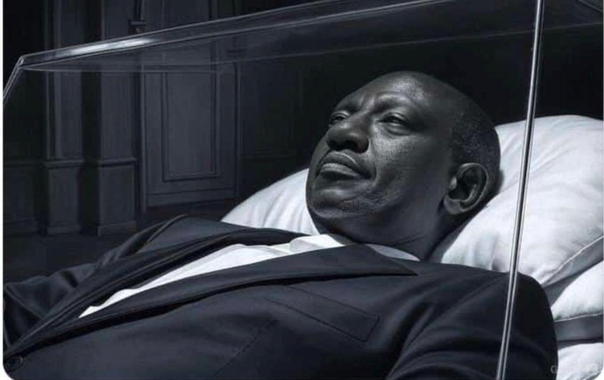 mwabilimwagodi's tweet photo. This government of William Ruto ata huwa hawajielewi. On one hand they tell us we are inconsequential, our noise means nothing. On the other hand they abduct Kenyans who post these AI images of a dead Ruto. Mnataka nini? Kama we are making pointless noise why abduct us? https://t.co/vBat8ShvyZ