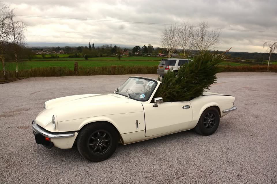 TriumphSSixClub's tweet photo. Wow........🎄 'tis Christmas Eve, if you haven't got your tree &amp; decorations up yet ....... you may need to get a wiggle on. 😉
Good job we have such Practical Classics to help collect the tree.
Have a great day 🙃
🎄🎄
#TSSC #Triumph #Christmas24 #Practicalclassic https://t.co/OU1n9pSvBj