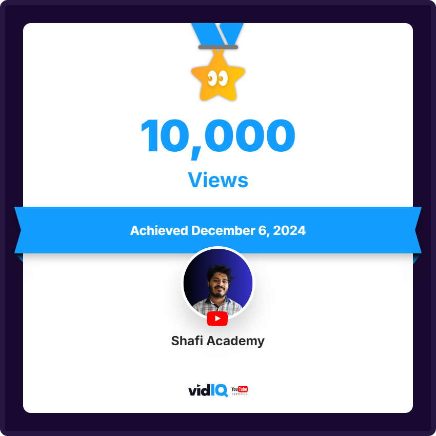 ashafio's tweet photo. My YouTube channel achieved 10,000 views on December 6, 2024!  @vidIQ #vidiq 

#Subscribe https://t.co/z1HLkYeWqh https://t.co/PcmhRzEEKz