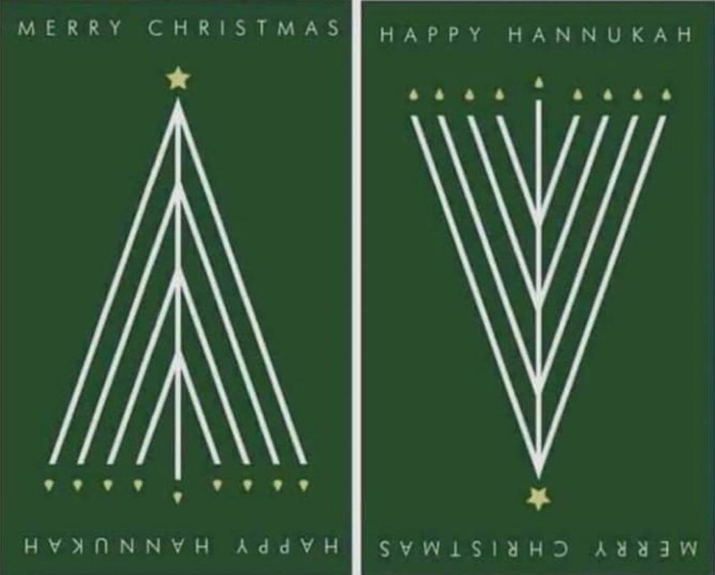 El 25 llega la Navidad, y al anochecer empieza Janucá, la festividad de las luces. Celebremos lo que nos une y aprendamos de nuestras diferencias. ¡Feliz Navidad! ¡Janucá Sameaj!