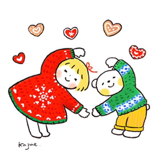 Kazue@人気LINEスタンプ「仲良しともだち はるちゃんとふうくん Kazue@人気LINEスタンプ「仲良しともだち はるちゃんとふうくん