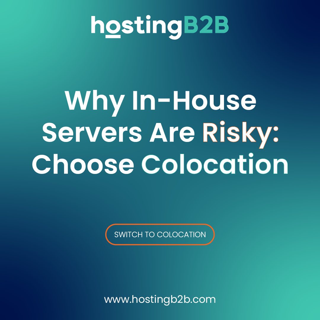 hostingb2b's tweet image. 🚨 Still hosting servers in your office? Protect your data, uptime, and security with Colocation Hosting! 

🌐 Say goodbye to outages and costly maintenance. 

👉 Secure your servers: bit.ly/41DM1q9

#ColocationHosting #DataSecurity #HostingB2B