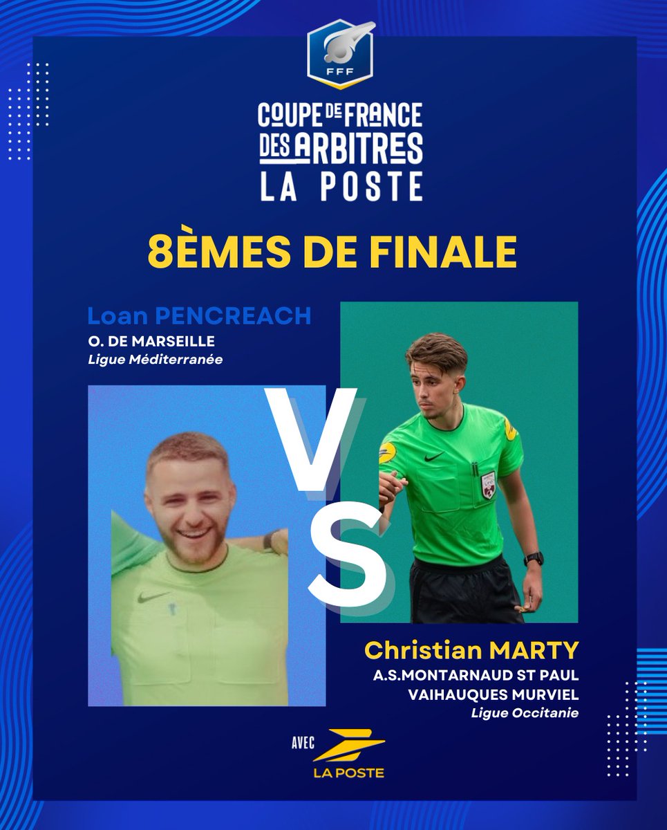 Ligue de Football d'Occitanie (@liguefootlfo) on Twitter photo ๐๐๐
๐๐๐ : ๐๐ก๐ซ๐ข๐ฌ๐ญ๐ข๐๐ง ๐๐๐ซ๐ญ๐ฒ ๐ฏ๐๐ซ๐ฌ ๐ฅ๐๐ฌ ๐๐๐ฌ ๐
Aprรจs 4 tours de quiz et une รฉvaluation sur le terrain, Christian Marty s'est qualifiรฉ pour les 8es de finales ! Jeune candidat ร la fรฉdรฉration, il fait partie des 16 officiels encore en lice. #CDFALP ๐๐๐
๐๐๐ : ๐๐ก๐ซ๐ข๐ฌ๐ญ๐ข๐๐ง ๐๐๐ซ๐ญ๐ฒ ๐ฏ๐๐ซ๐ฌ ๐ฅ๐๐ฌ ๐๐๐ฌ ๐
Aprรจs 4 tours de quiz et une รฉvaluation sur le terrain, Christian Marty s'est qualifiรฉ pour les 8es de finales ! Jeune candidat ร la fรฉdรฉration, il fait partie des 16 officiels encore en lice. #CDFALP