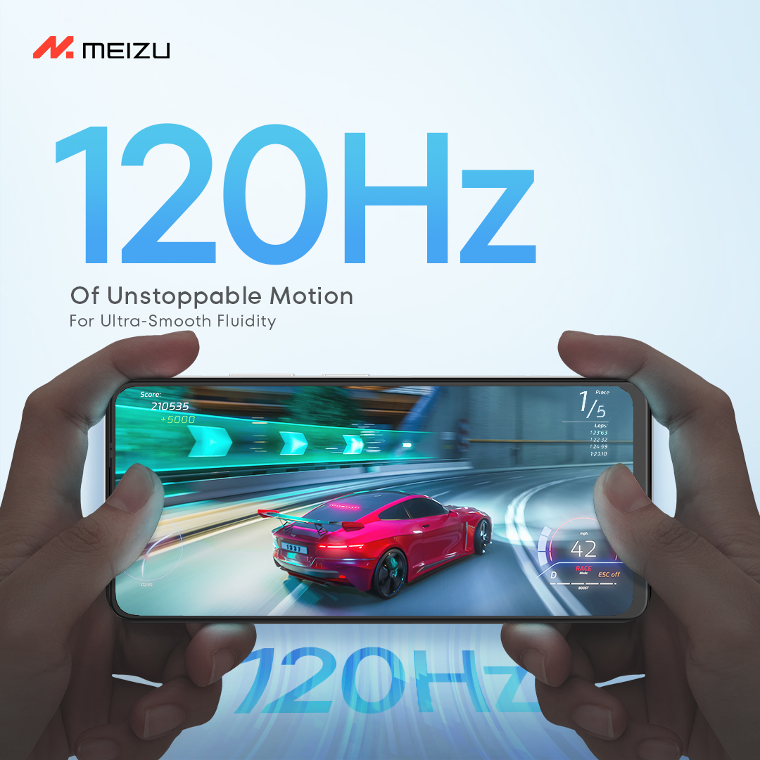 MEIZU's tweet photo. ⛱️ Enjoy fluid scrolling, seamless gaming, and vibrant visuals that elevate your mobile experience to new heights. Once you experience 120Hz, you’ll never want to go back! 
#Meizu #MeizuNote21Pro #FlymeAIOS  #LightUpYourHolidayswithMEIZU

Learn more: https://t.co/YCrHkCj3K5 https://t.co/DdIhXQbHqL