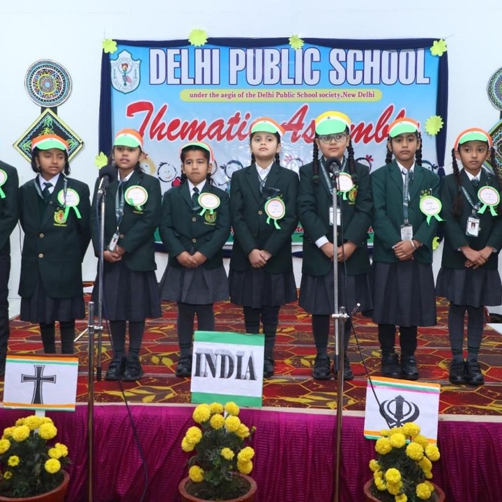 dpsjagadhri's tweet photo. 🌟 Where Young Minds Blossom and Stars Shine Bright! 
The Grade 2 Thematic Assembly at DPS Yamunanagar was a heartwarming celebration of talent, creativity, and joy. Here's to nurturing dreams and shining futures!
#DPSYamunanagar #YoungPerformersInAction #InspirationStartsYoung https://t.co/pfRbJcIrqH