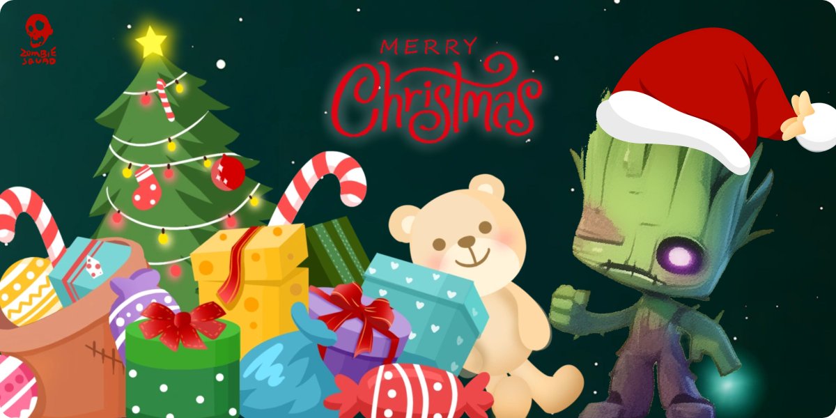 Christmas still shines bright in the apocalypse ✨ In the darkness, we light the Tree of Hope with luminous plants 🌟 Little zombies, let’s use Luminous Energy to brighten each other’s Christmas!

#zombiesquad #telegram #AI #gaming #airdrop