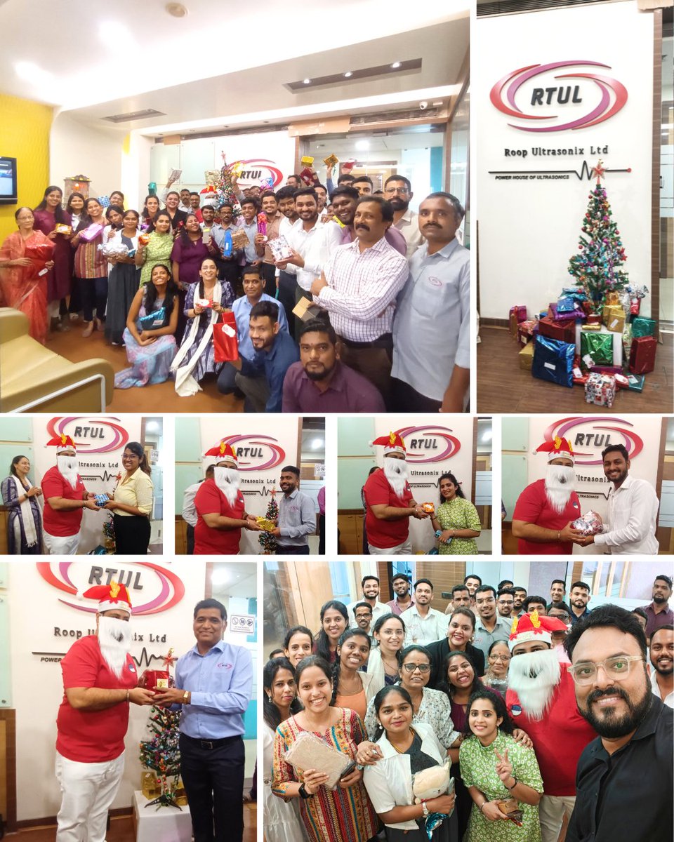 Rtul_group's tweet photo. Roop Ultrasonix Ltd. unwrapped moments of joy, laughter, and delightful surprises!
Our Secret Santa celebration brought employees closer together, strengthening bonds with every thoughtful gift exchanged.
#OfficeFestivities #SecretSantaMagic #ChristmasCelebration2024 https://t.co/q0h2jYWuZP