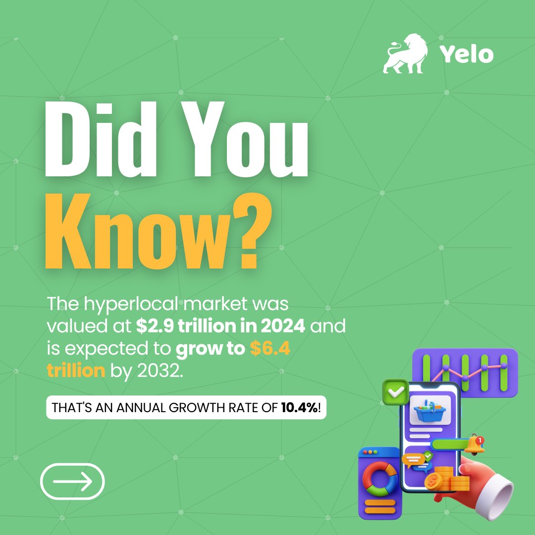 worksjungle's tweet photo. The future of hyperlocal businesses is here! 🚀 Tech is making everything faster, smoother, and more convenient for both businesses and customers!

Tap to know more: https://t.co/yCdtl8exyi

#hyperlocal #techtransformation #businessgrowth #deliverysolutions #jungleworks #yelo https://t.co/KYLASBsUQS